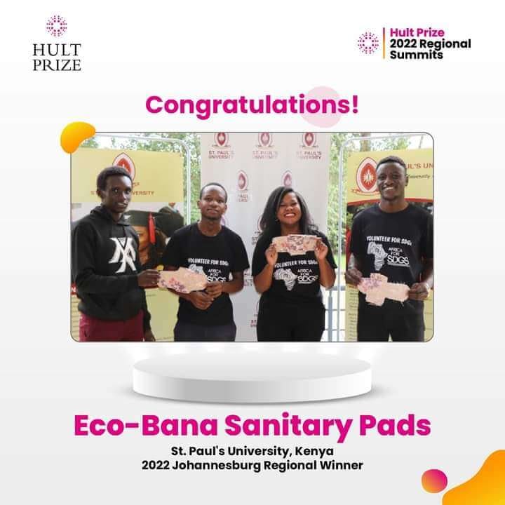 Kenyan Students Make EcoFriendly Sanitary Towels